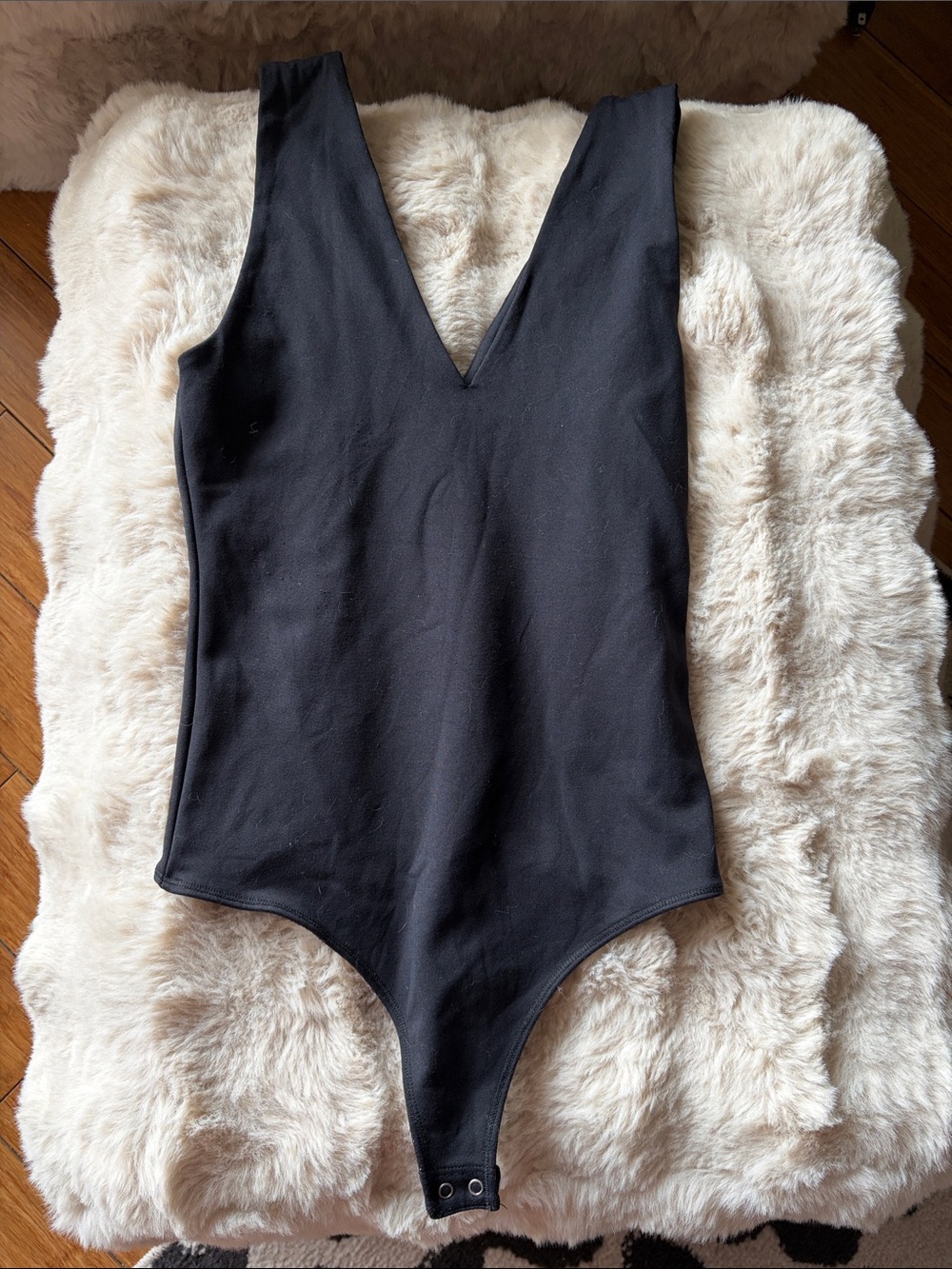 Abercrombie & Fitch Black V-Neck Bodysuit